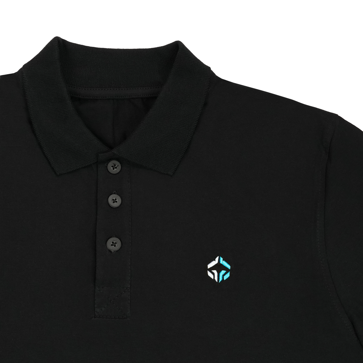 Tricou polo Minimal (negru)