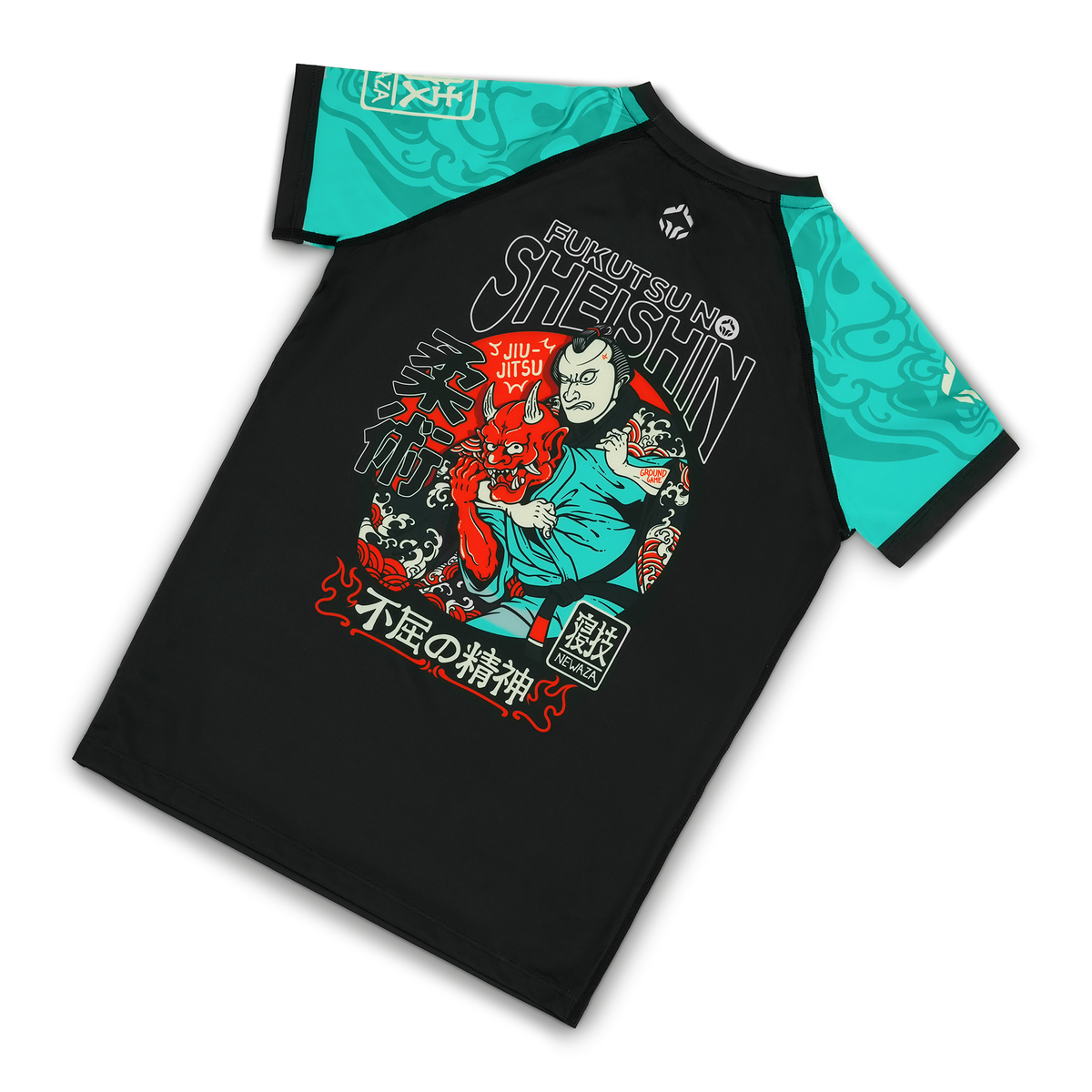 Rashguard pentru copii Fukutsu cu mânecă scurtă