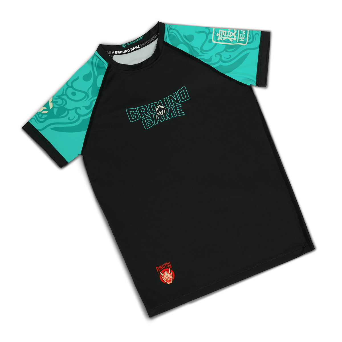 Rashguard pentru copii Fukutsu cu mânecă scurtă