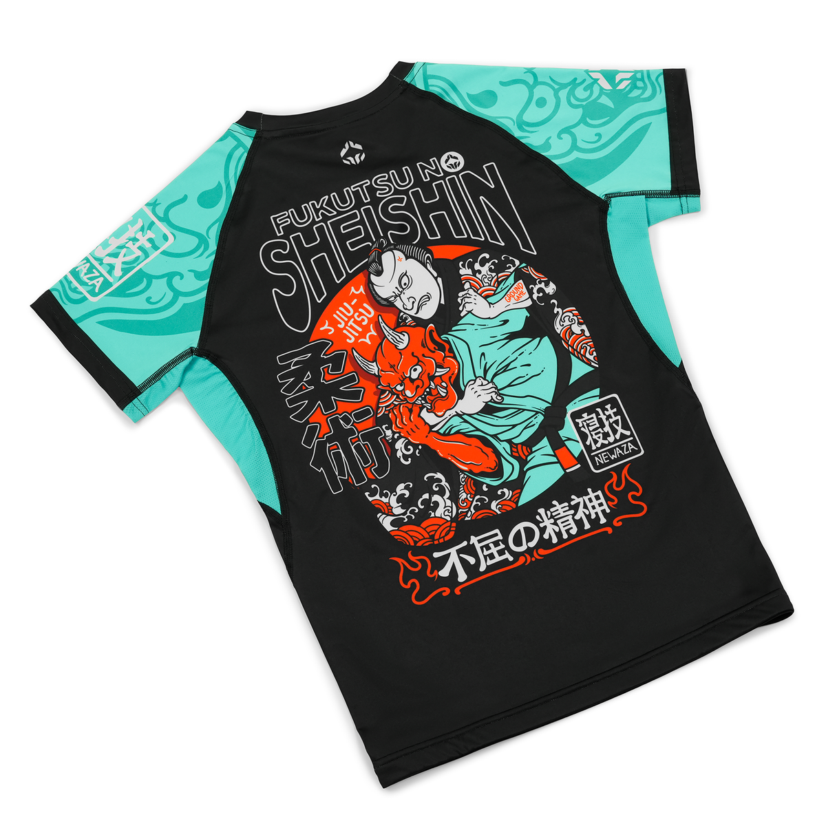 Rashguard pentru femei Fukutsu cu mânecă scurtă