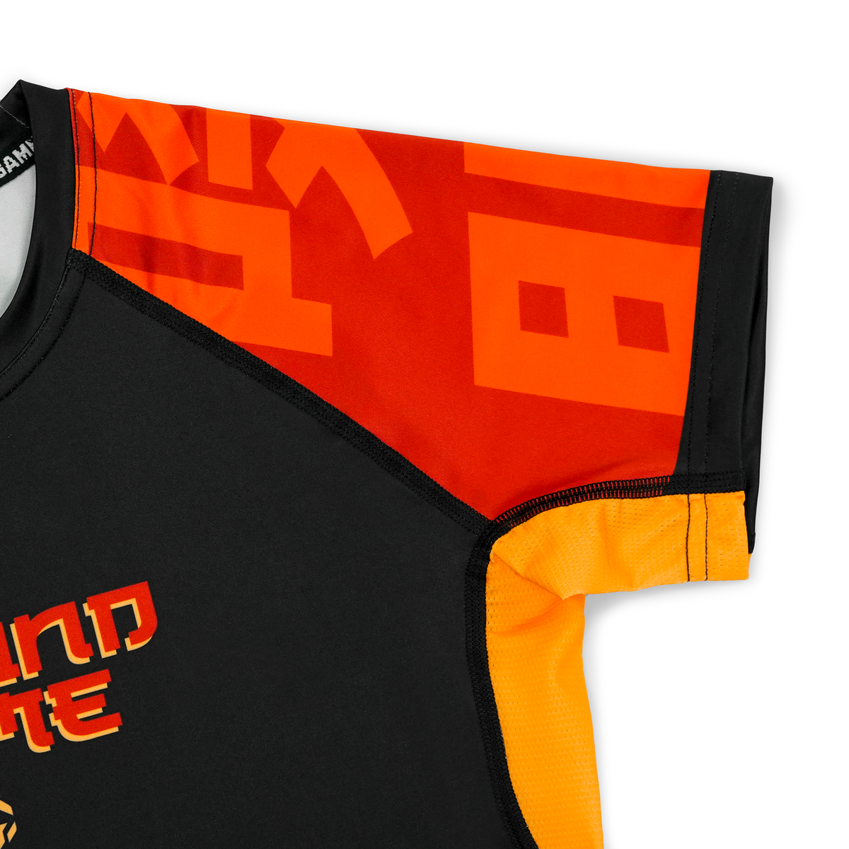 Rashguard pentru femei Ramen Cat cu mânecă scurtă