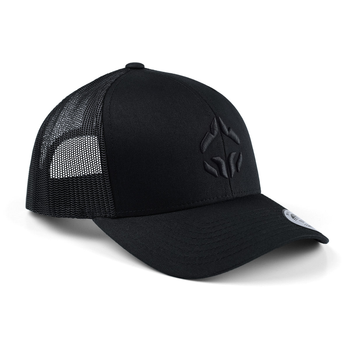 Șapcă trucker cu cozoroc Logo 3D Shadow (Negru)