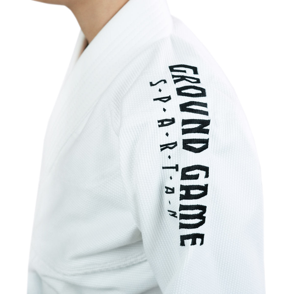 GI BJJ pentru copii Spartan (Alb)