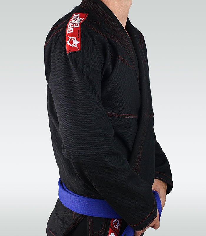GI BJJ pentru adolescenți Prodigy (Negru) + centură CADOU