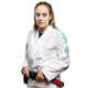 Kimono/gi de damă pentru BJJ Champion 3.0 Mint (alb) + centură CADOU