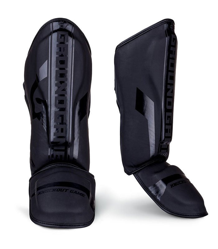Protecții pentru tibie Stripe Black