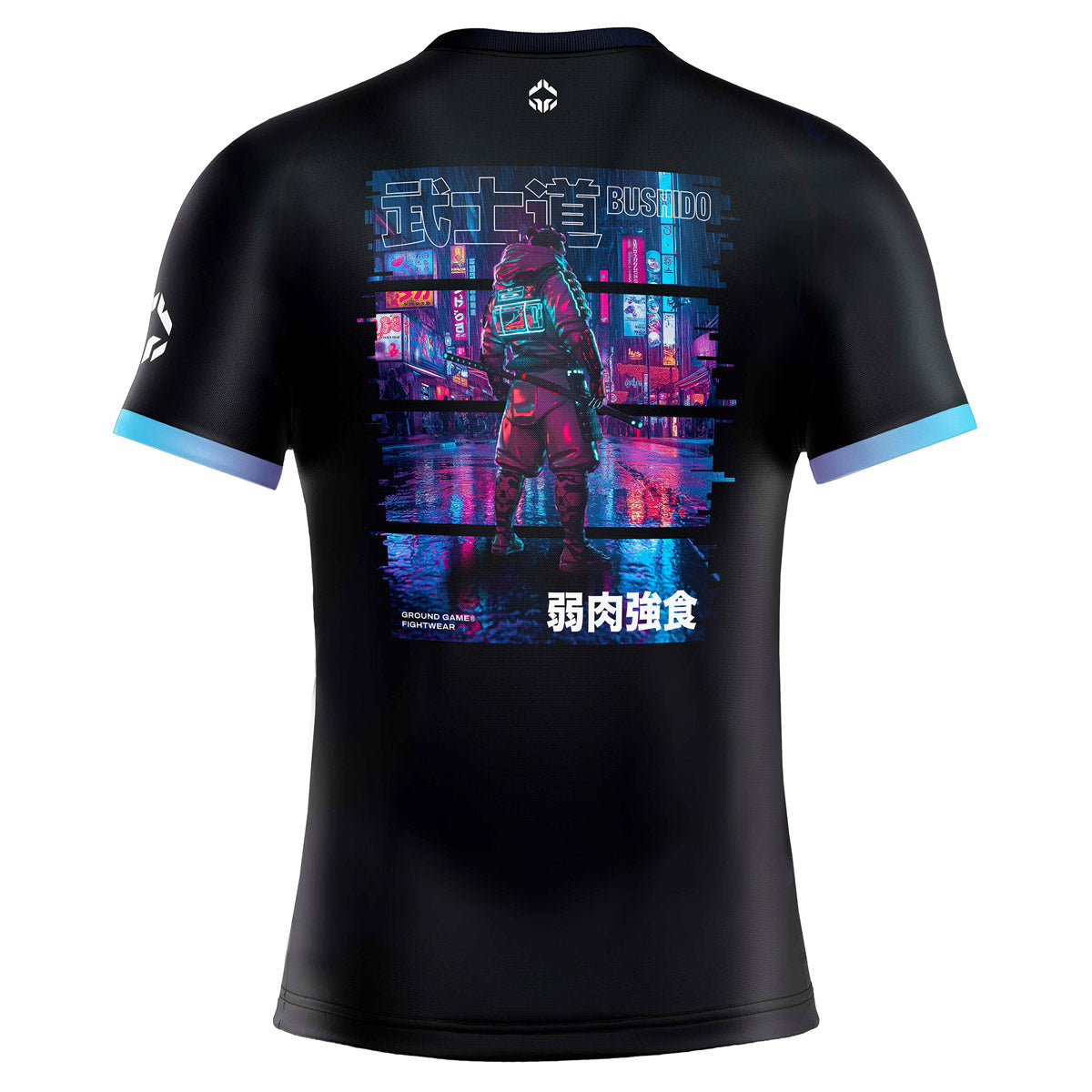 Rashguard Cyber Samurai cu mânecă scurtă