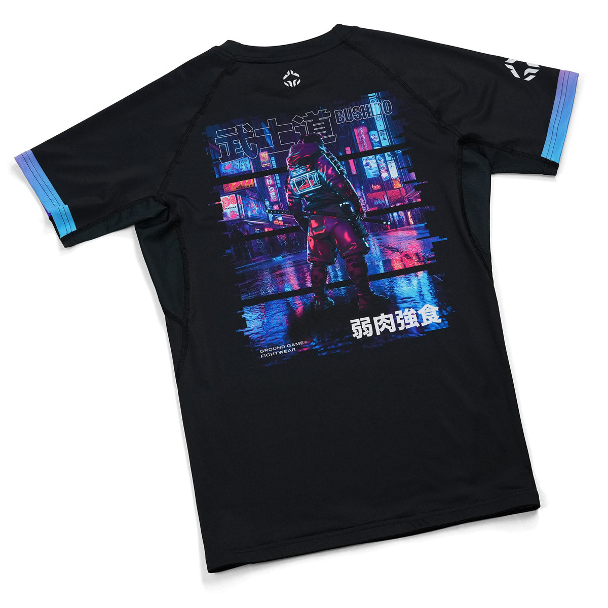 Rashguard Cyber Samurai cu mânecă scurtă