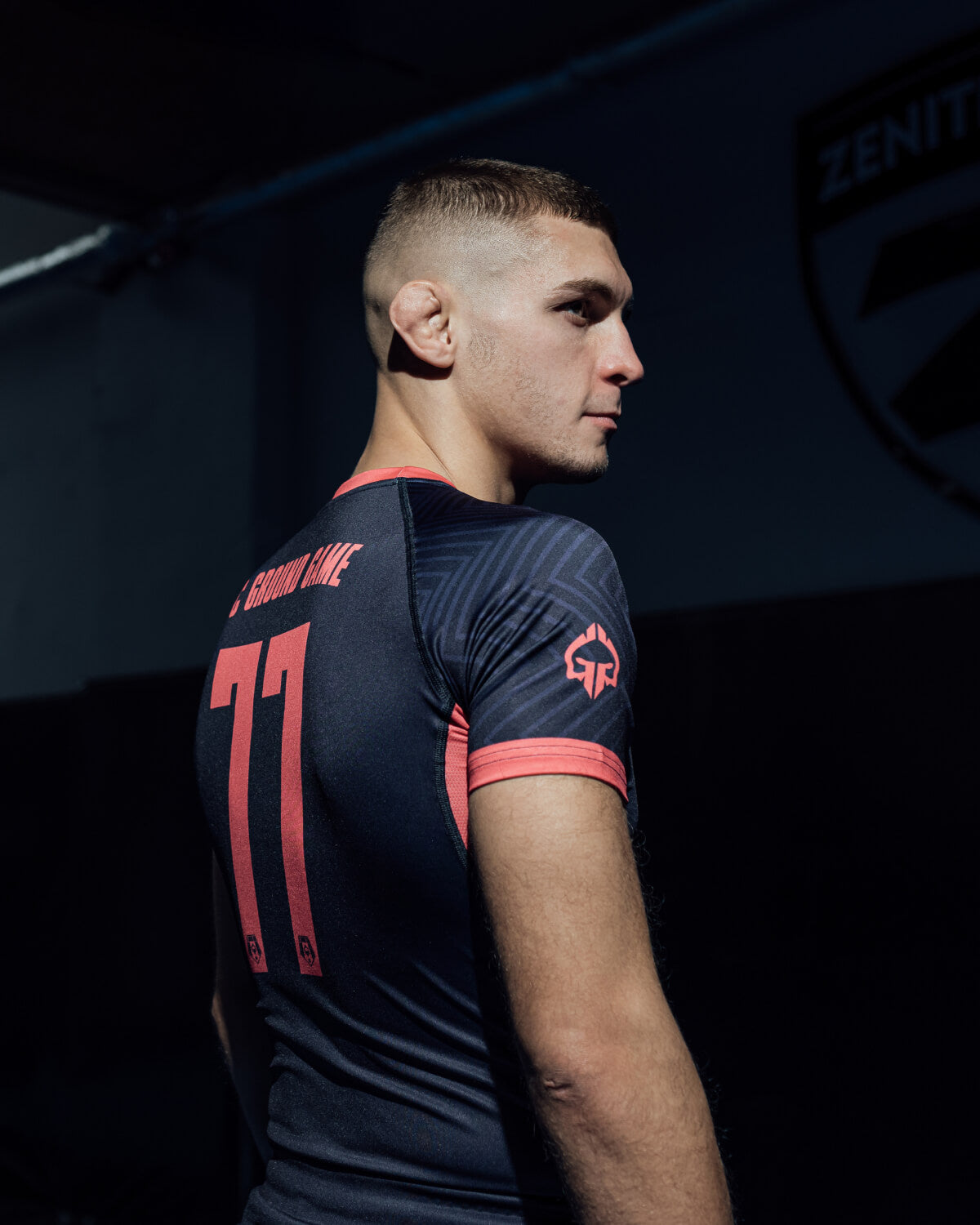 Rashguard FC Armbar cu mânecă scurtă (bleumarin)
