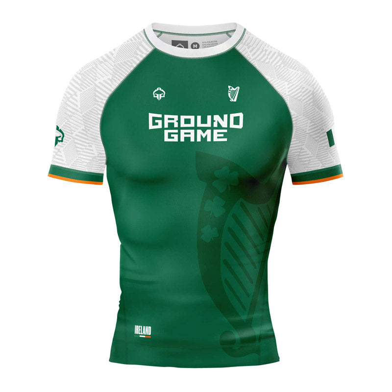 Rashguard Irlanda cu mânecă scurtă (Verde)
