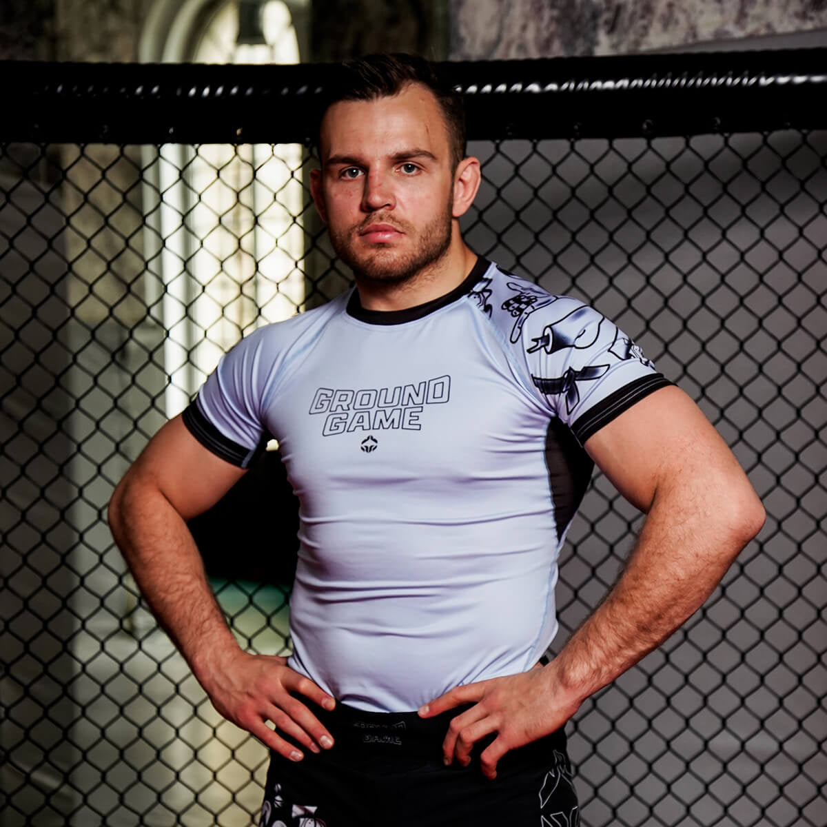 Rashguard Jiu-Jitsu is Calling x Noize, mânecă scurtă