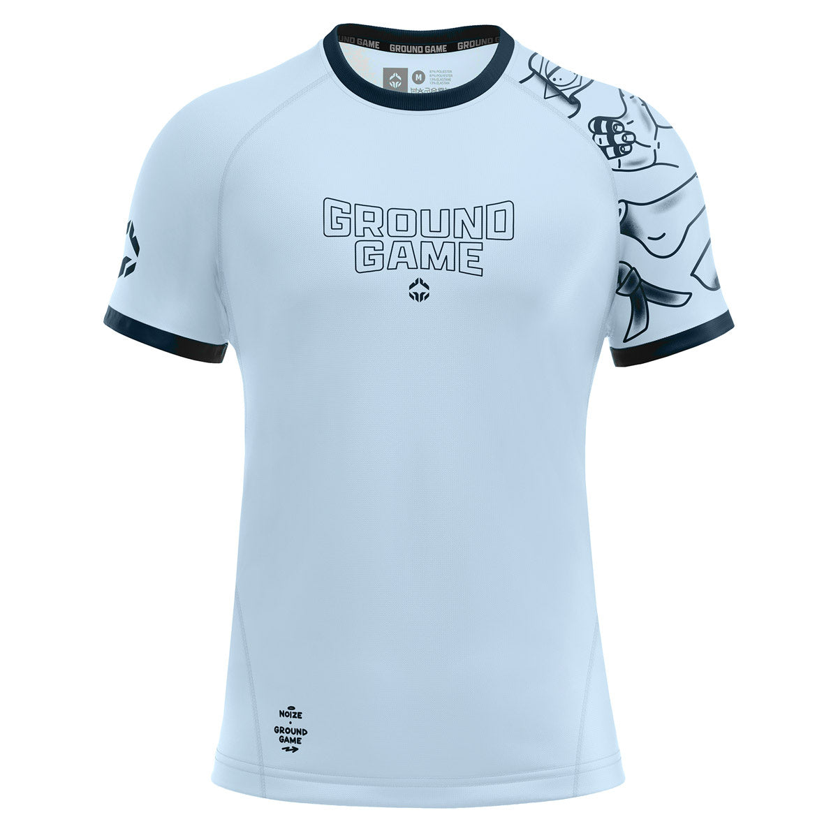 Rashguard Jiu-Jitsu is Calling x Noize, mânecă scurtă