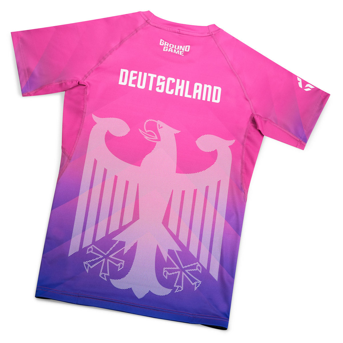 Rashguard Germania cu mânecă scurtă (roz)