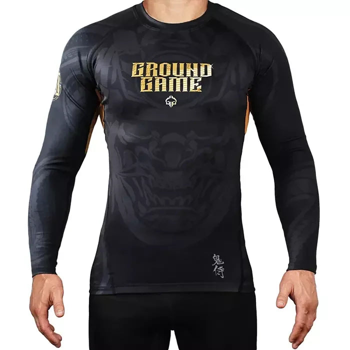 Rashguard Oni Samurai cu mânecă lungă