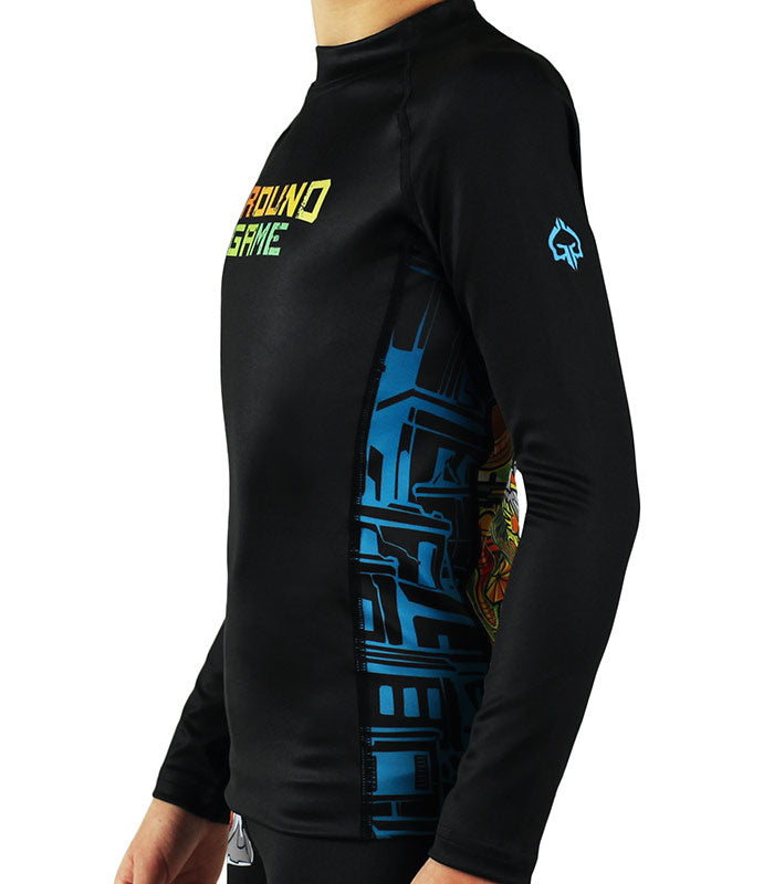 Rashguard copii Brasil Kids cu mânecă lungă