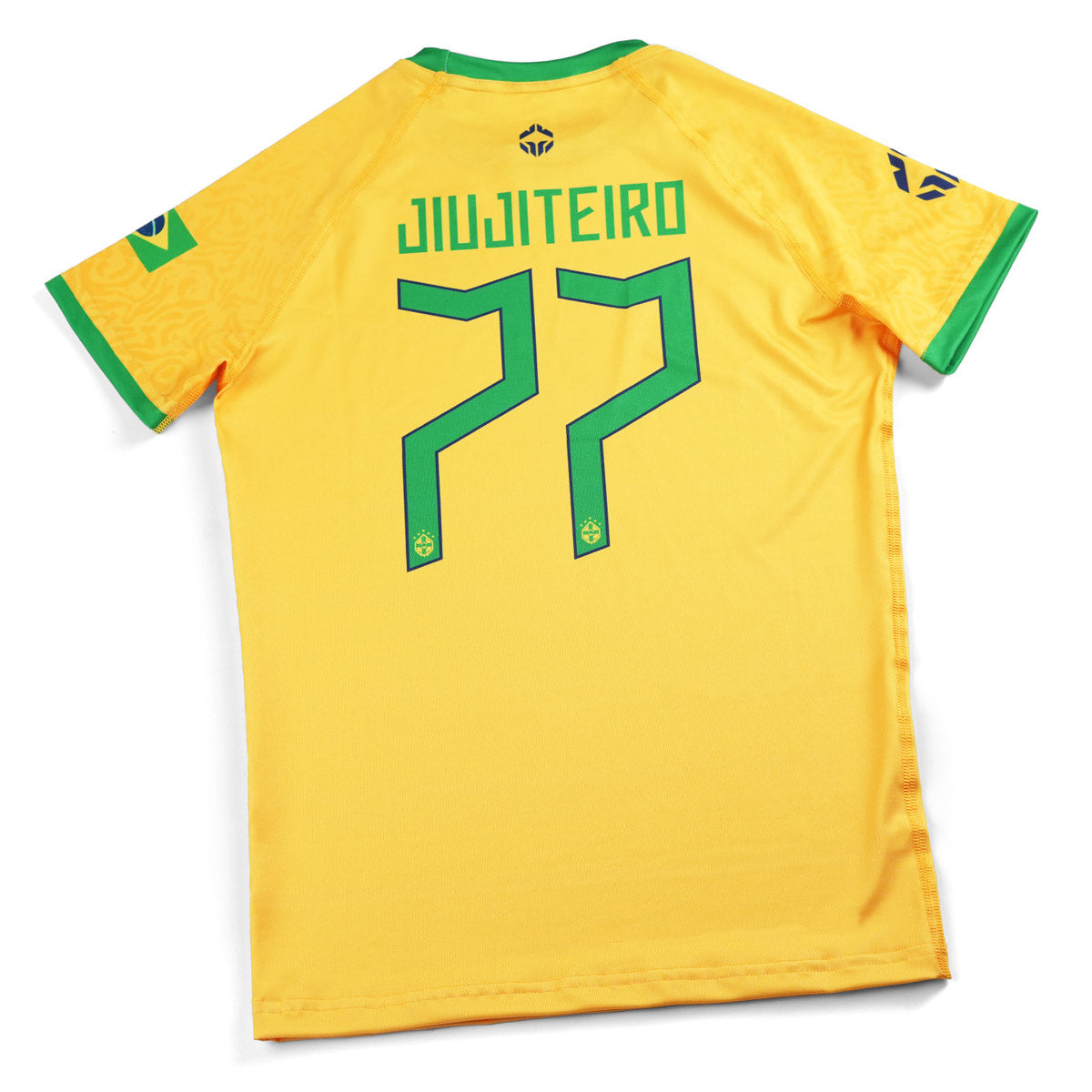 Rashguard pentru copii Brazil Football, mânecă scurtă