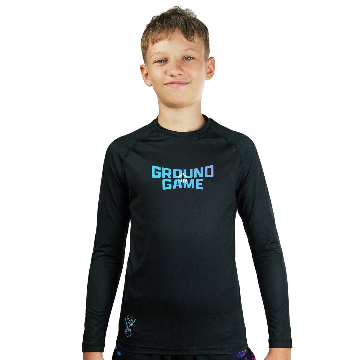 Rashguard pentru copii Cyber Samurai Kids, mânecă lungă