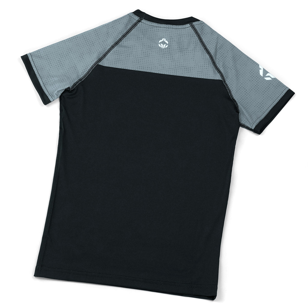 Rashguard pentru copii IBJJF Kids cu mânecă scurtă (gri)