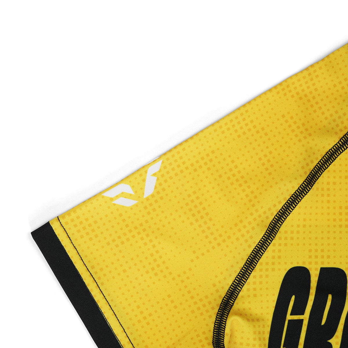 Rashguard pentru copii IBJJF Kids cu mânecă scurtă (Galben)