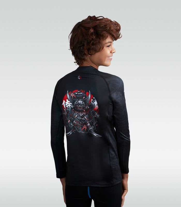 Rashguard pentru copii Samurai 2.0 cu mânecă lungă