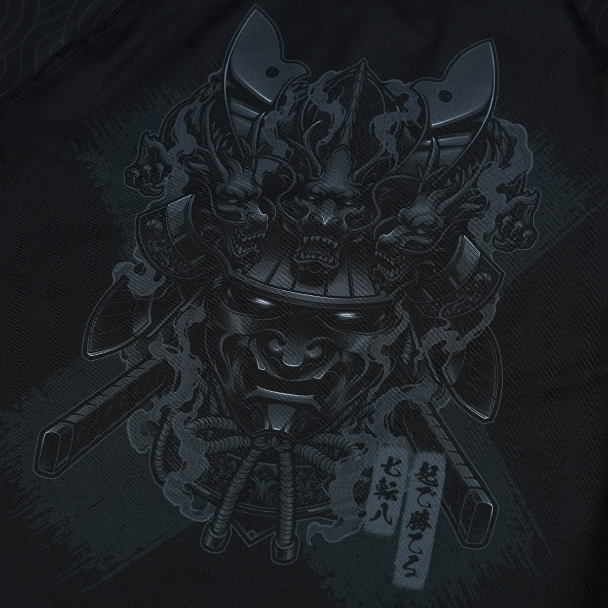 Rashguard pentru copii Samurai Shadow mânecă scurtă