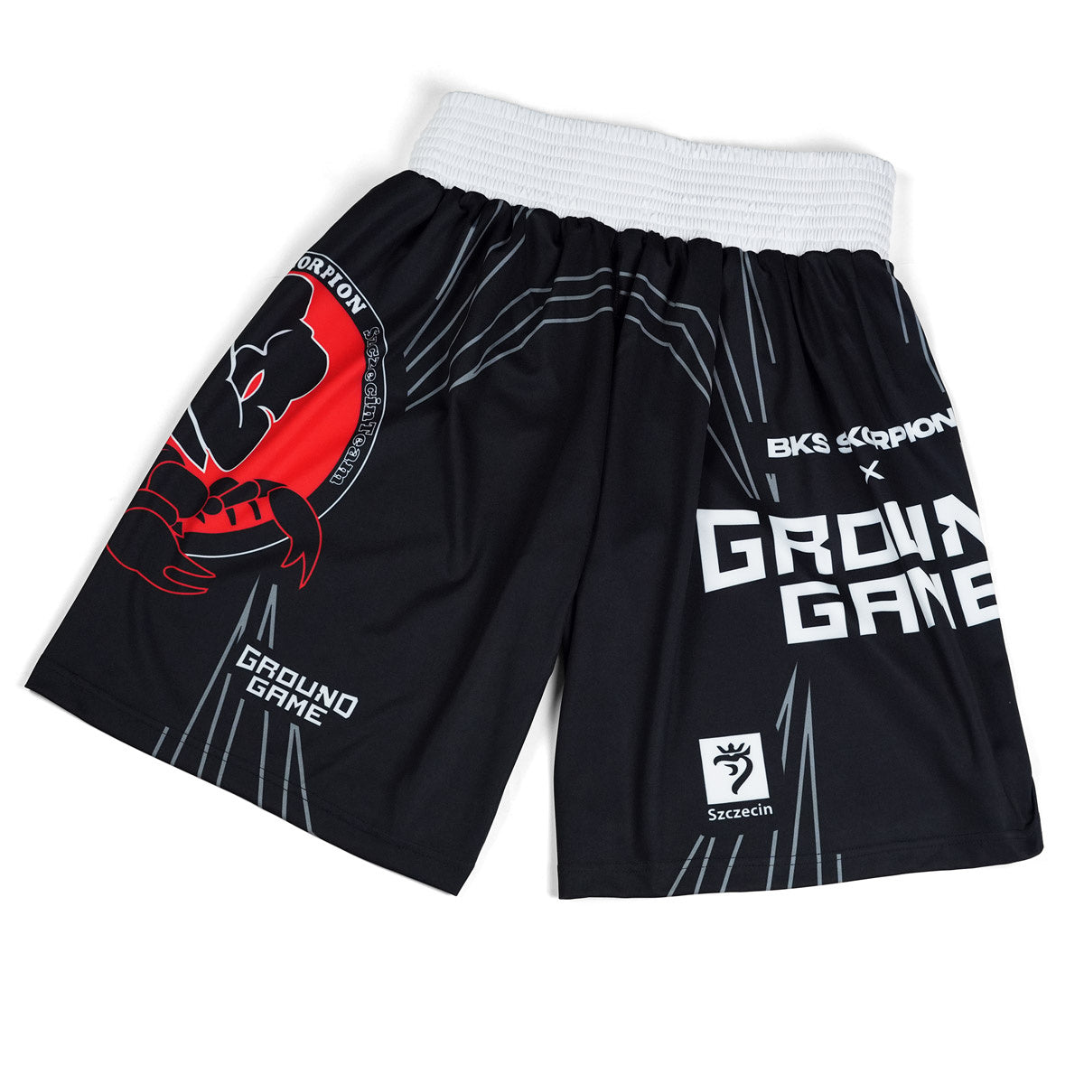 Pantaloni scurți de box BKS Skorpion (Negri)