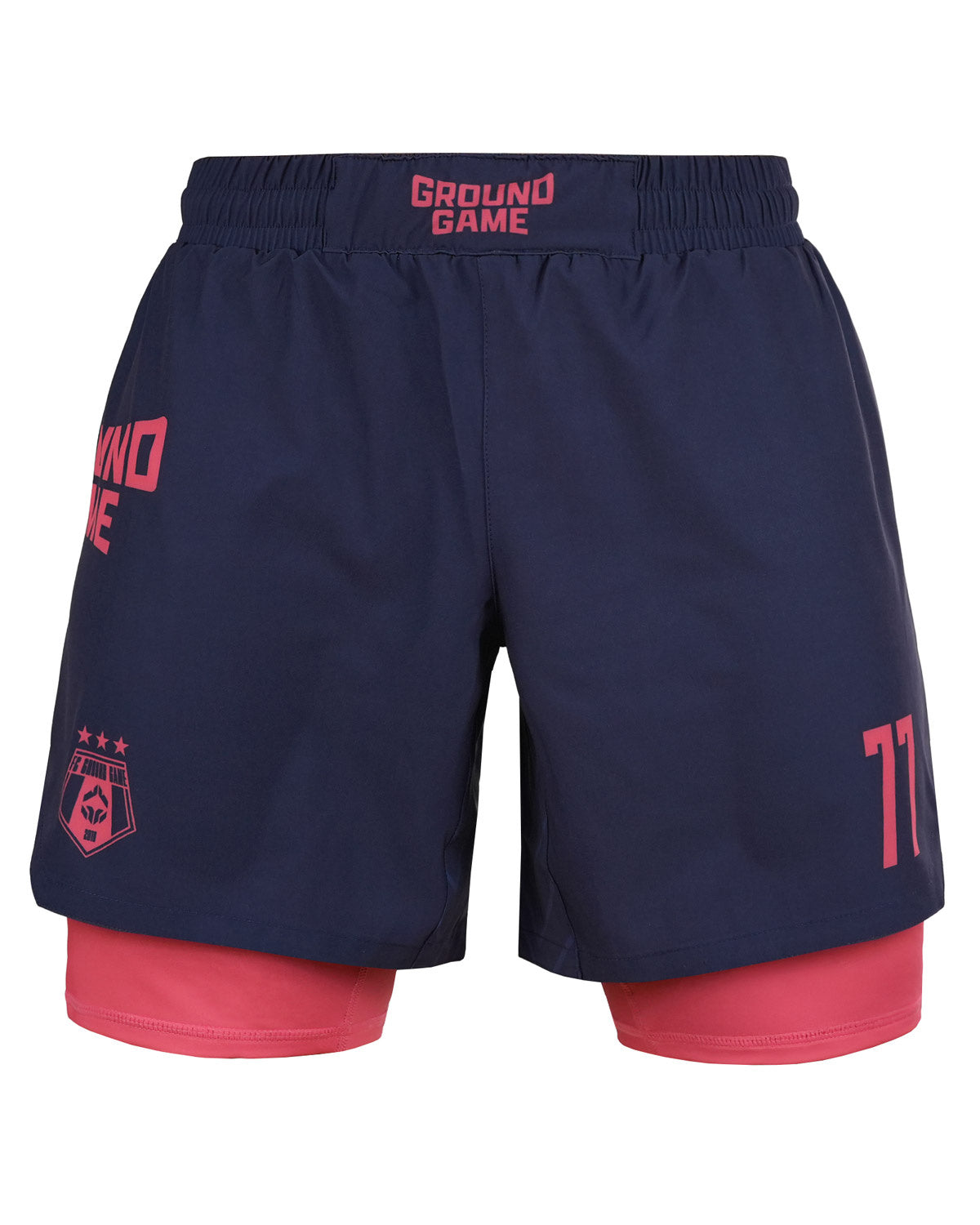 Spodenki treningowe 2 w 1 FC Armbar (granatowe)