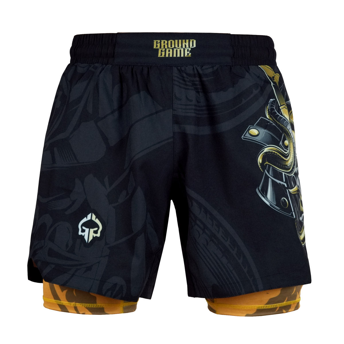 Pantaloni scurți de antrenament 2 în 1 Oni Samurai