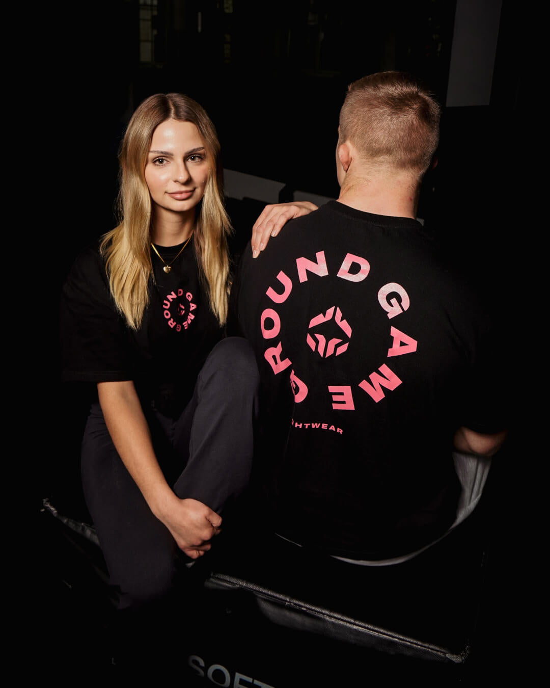 Tricou Round 1 Oversize (negru)