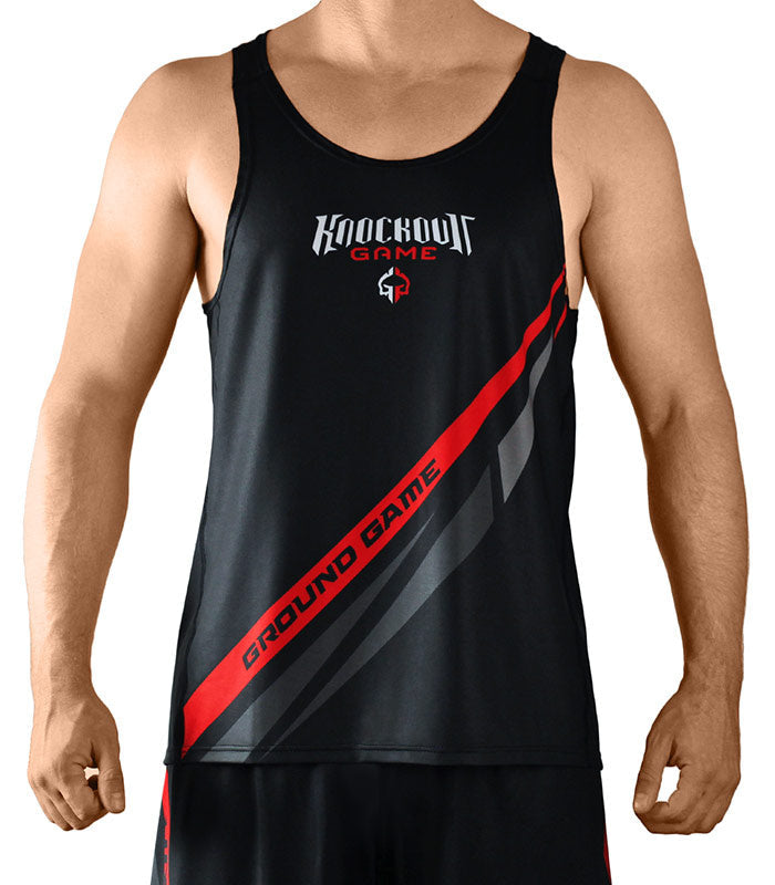 Maiou de box Knockout Game (negru)