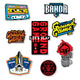 Set de 8 autocolante Ground Game