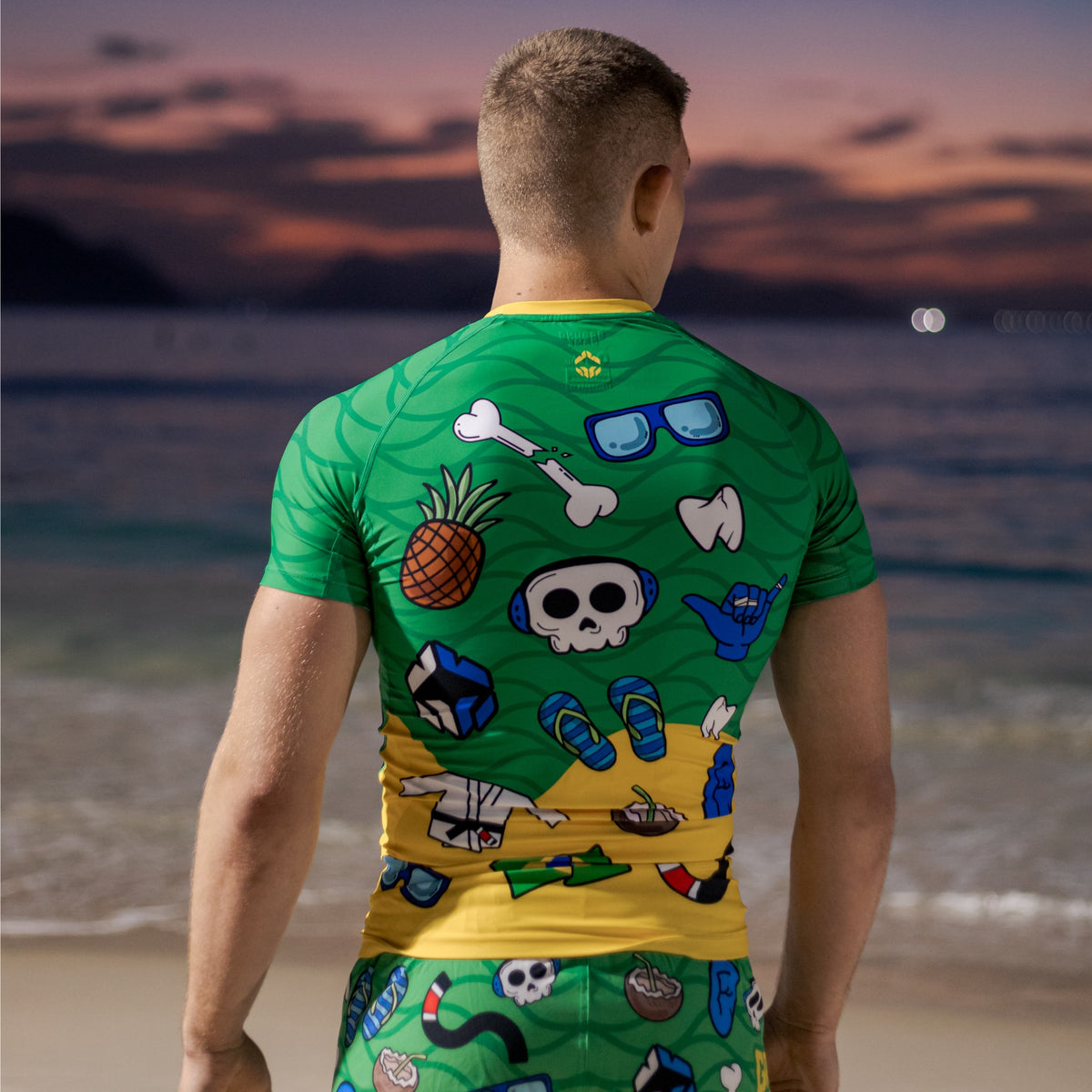 Rashguard Copacabana cu mânecă scurtă