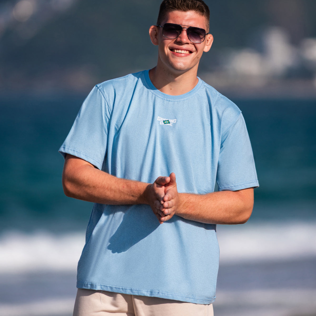 Tricou Favela Oversize (Albastru)