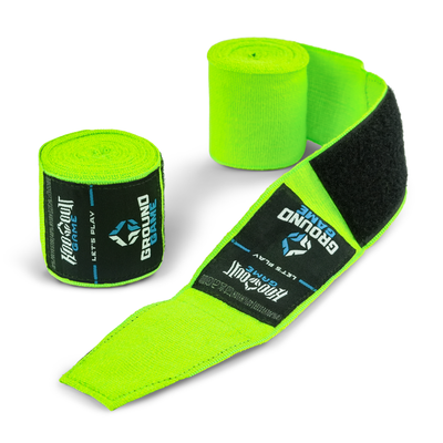 Bandaje / fașe de box de 4 m Neon (Verzi)