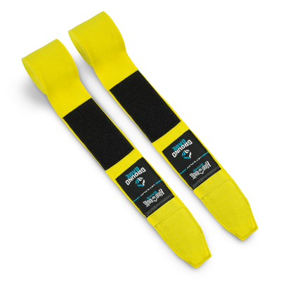 Bandaje / fașe de box de 4 m Neon (Galbene)