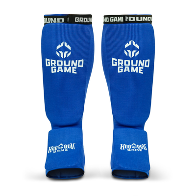 Protecții elastice pentru tibie Classic (Albastre)
