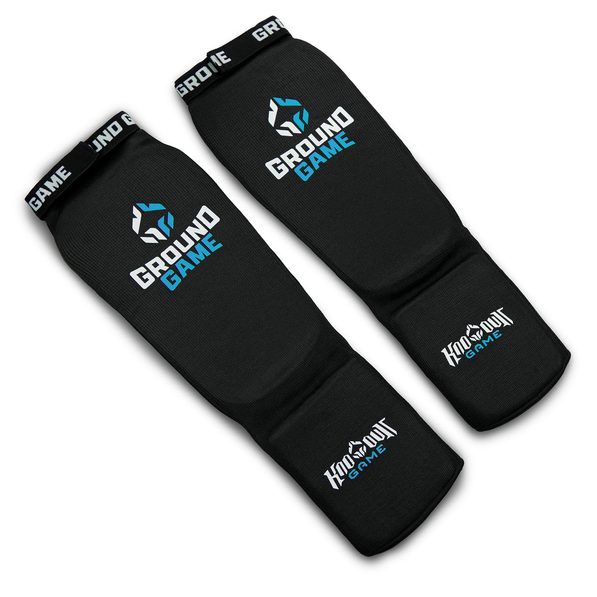 Protecții elastice pentru tibie Classic (negre)