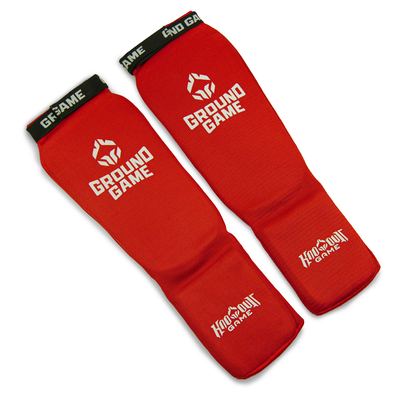 Protecții elastice pentru tibie Classic (Roșii)