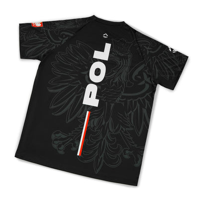 Tricou de antrenament Polonia 3.0 (Negru)