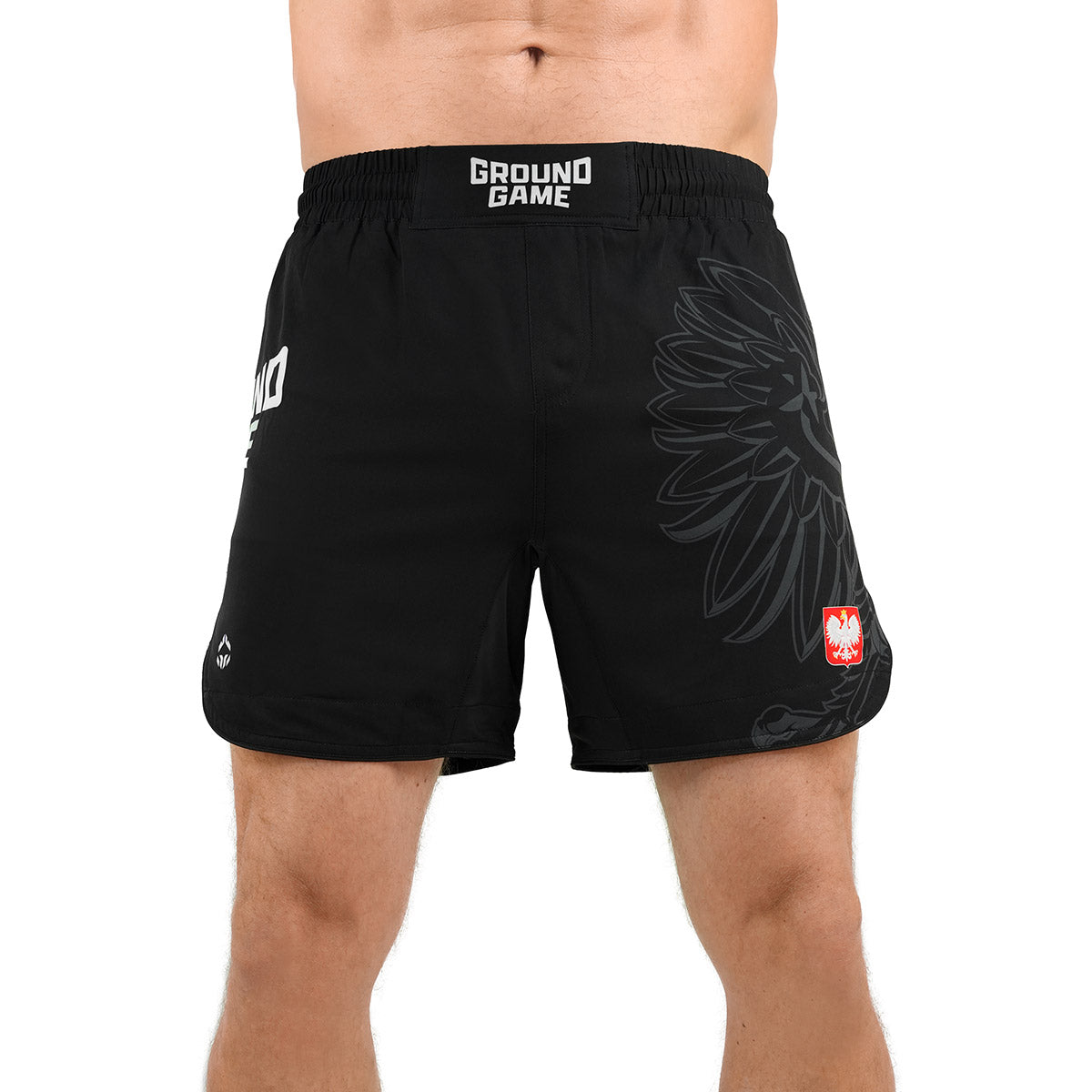 Pantaloni scurți ușori MMA Polonia 3.0 (Negru)
