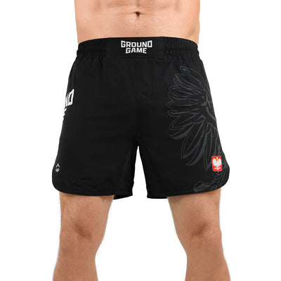 Pantaloni scurți ușori MMA Polonia 3.0 (Negru)