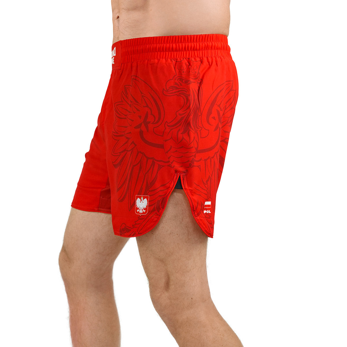Pantaloni scurți ușori MMA Polonia 3.0 (Roșu)