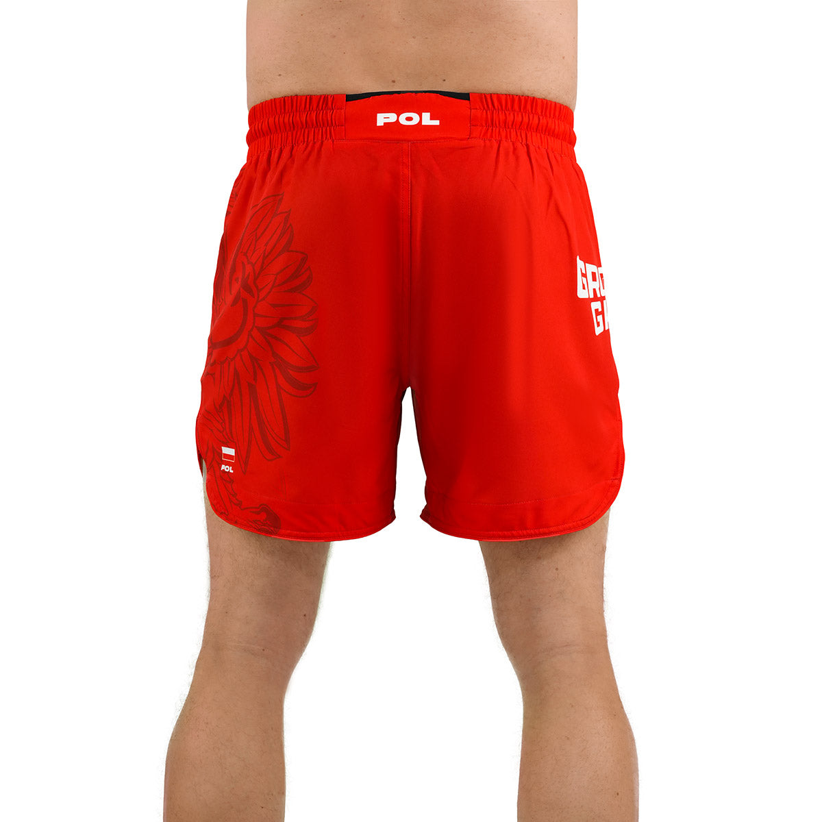 Pantaloni scurți ușori MMA Polonia 3.0 (Roșu)