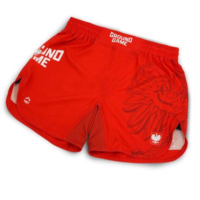 Pantaloni scurți ușori MMA Polonia 3.0 (Roșu)