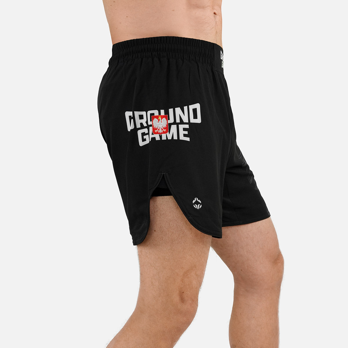 Pantaloni scurți ușori MMA Polonia 3.0 (Negru)