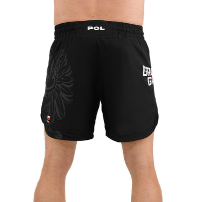 Pantaloni scurți ușori MMA Polonia 3.0 (Negru)