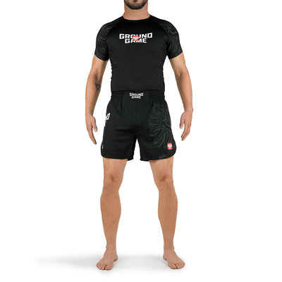 Pantaloni scurți ușori MMA Polonia 3.0 (Negru)