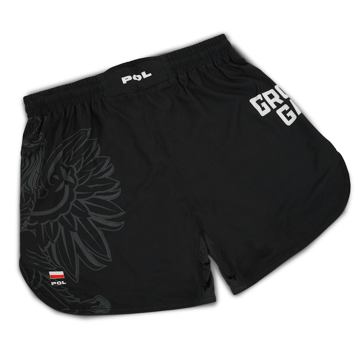 Pantaloni scurți ușori MMA Polonia 3.0 (Negru)