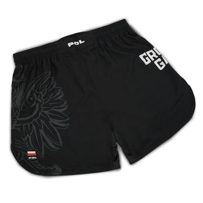 Pantaloni scurți ușori MMA Polonia 3.0 (Negru)