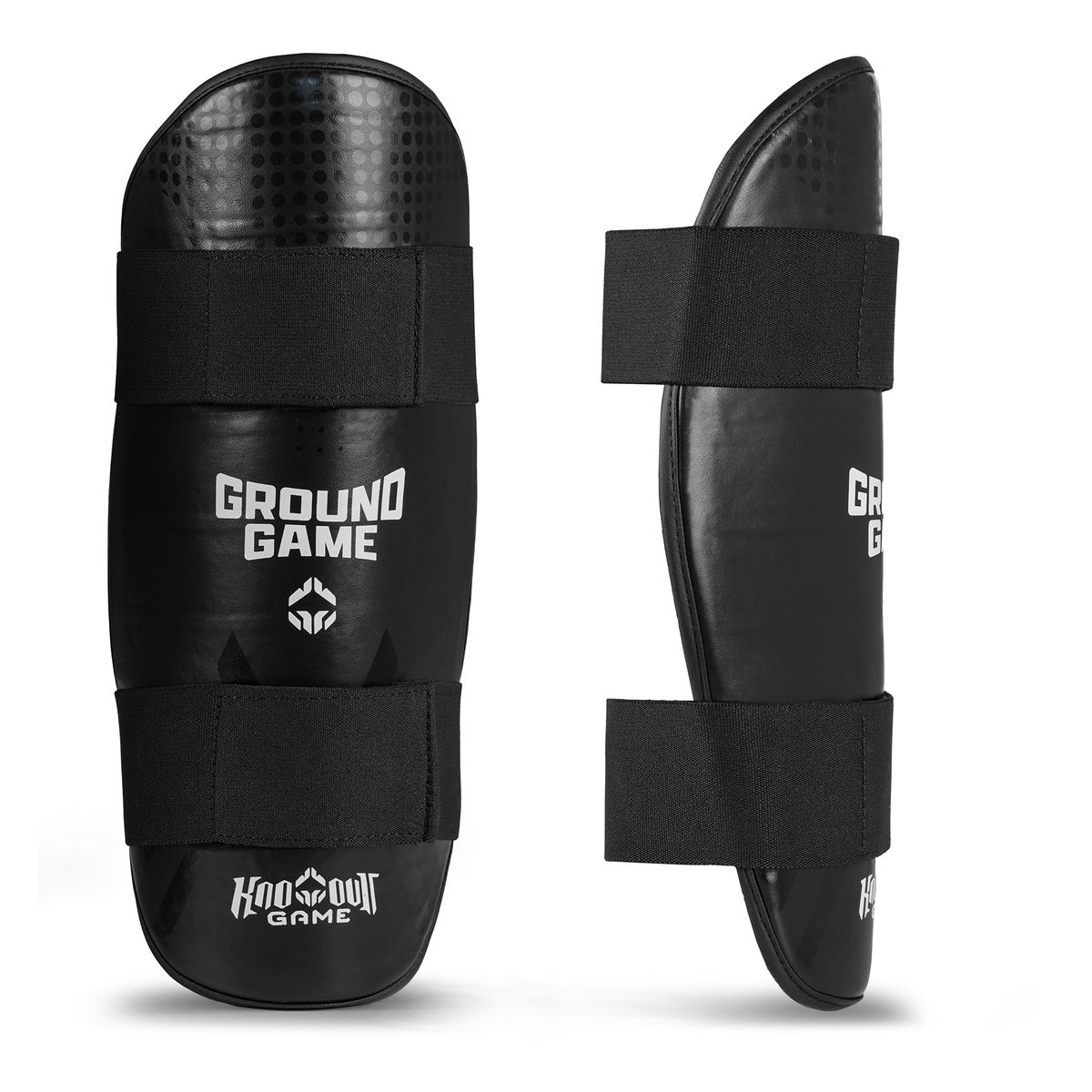 Protecții pentru tibie fără protecție pentru laba piciorului Cyborg (Negre)